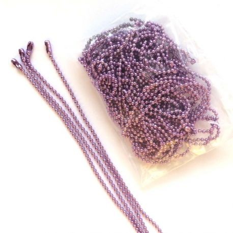 5 Catenelle Purple con connettori 10cm