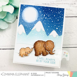 Mama Elephant MAMMOTH LOVE Clear Stamp