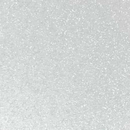 Termotrasferibile Glitter Bianco Candido 30cmx1metro