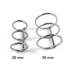 Album Binder Rings Silver