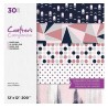 Crafter's Companion Navy Blush Paper Pad 30x30cm