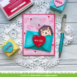 LAWN FAWN Gift Card Heart Envelope Cuts