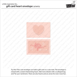 LAWN FAWN Gift Card Heart Envelope Cuts