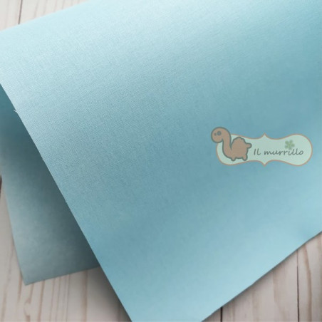 Carta Rivestimento Effetto Tela Celeste