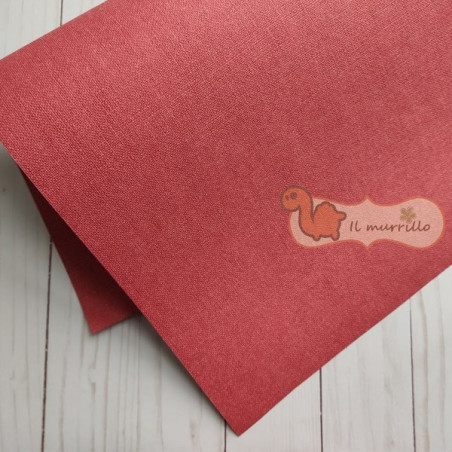 Carta Rivestimento Canvas Dark Red