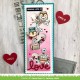 LAWN FAWN Scalloped Slimline W/Hearts: Portrait