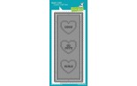 LAWN FAWN Scalloped Slimline W/Hearts: Portrait