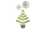 Thinlits Die Set 3 pz- Christmas Tree & Snowflakes 660726