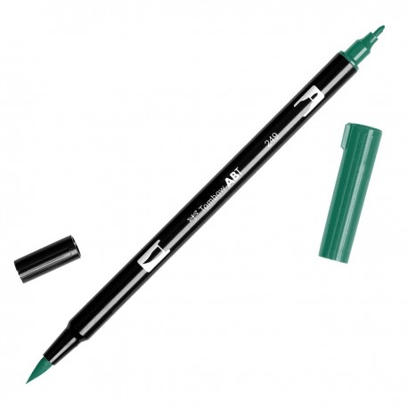 Tombow ABT Dual Brush Pen Hunter Green ABT-249