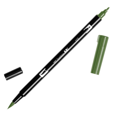 Tombow ABT Dual Brush Pen Dark Jade ABT-177
