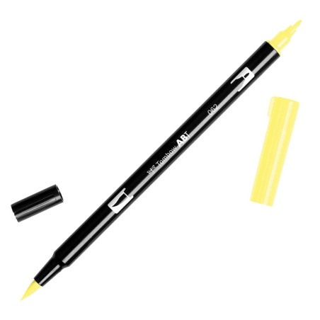 Tombow ABT Dual Brush Pen Pale Yellow ABT-062