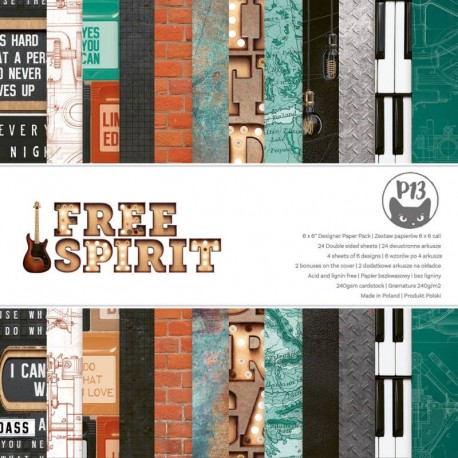 Piatek Paper Pad We Free Spirit 15x15cm