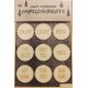 Piatek13 Light Chipboard Embellishments Free Spirit 06