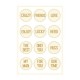 Piatek13 Light Chipboard Embellishments Free Spirit 06