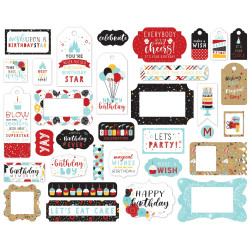 Echo Park Magical Birthday Boy Frames & Tags 33pz