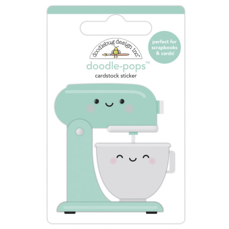 Doodlebug Doodle-Pops 3D Stickers Mixed With Love