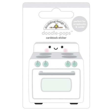 Doodlebug Doodle-Pops 3D Stickers What's Cookin'?