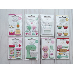 Doodlebug Doodle-Pops 3D Stickers Bake Me Happy