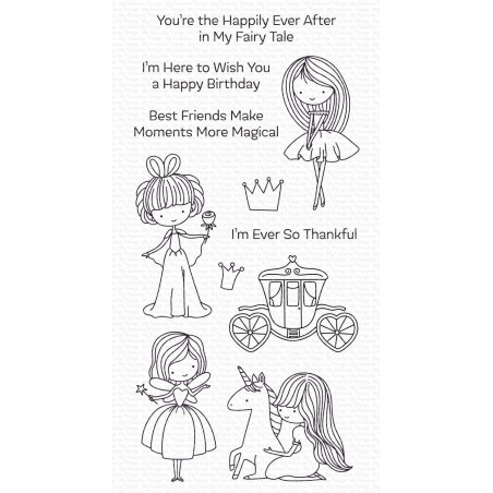 My Favorite Things Pretty Princess Clear Stamps