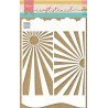 Marianne Design Craft Stencil Slimline Sunburst A4