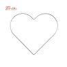 Ghirlanda in Metallo CUORE 25cm