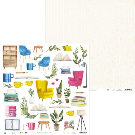 Foglio Piatek Paper Garden of Books 07 30x30cm