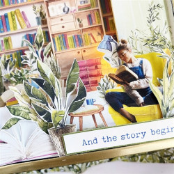 Foglio Piatek Paper Garden of Books 07 30x30cm
