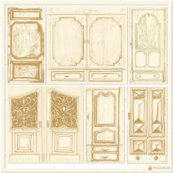 Piatek13 Light Chipboard Embellishments Garden of Books 04