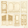 Piatek13 Light Chipboard Embellishments Garden of Books 04