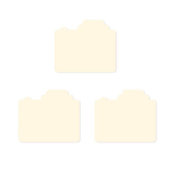 Piatek13 Light Chipboard Embellishments ALBUM BASE PHOTO REFILL