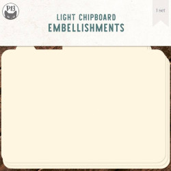 Piatek13 Light Chipboard Embellishments ALBUM BASE PHOTO REFILL