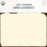Piatek13 Light Chipboard Embellishments ALBUM BASE PHOTO REFILL