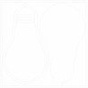 Piatek13 Light Chipboard DECO BASE BULB 01
