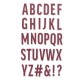 Thinlits Die Set 30pz - Bold Alphabet 665072