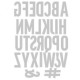 Thinlits Die Set 30pz - Bold Alphabet 665072