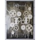 ABstudio Mixed Media Thick Cardboard INGRANAGGI E LINEE A4