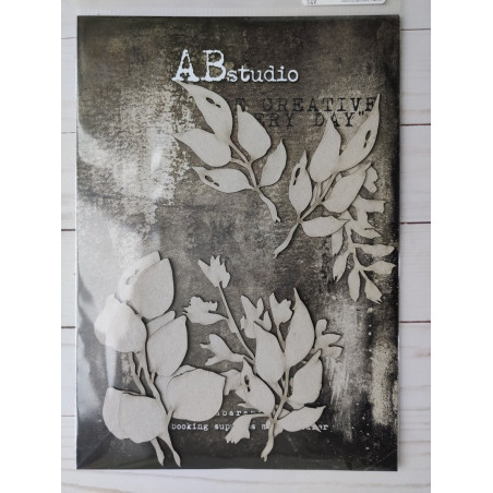ABstudio Mixed Media Thick Cardboard FOGLIE A4