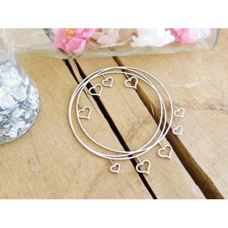 Cardboard Cerchi con Cuori