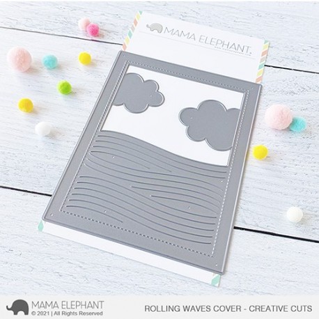 Mama Elephant ROLLING WAVES COVER CREATIVE CUTS