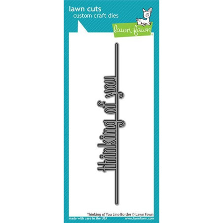 LAWN FAWN Thinking Of You Line Border Cuts