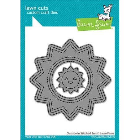 Lawn Fawn Outside In Stitched Sun Die