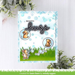 Lawn Fawn Bubble Background Stencil
