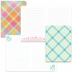 Lawn Fawn Mini Notebooks Perfectly Plaid Remix 2pz