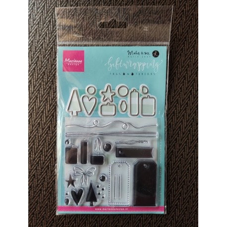 AMICI - Marianne Design Stamps Giftwrapping Tags & Threads