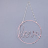 Ghirlanda in Metallo ROSA 3mm - 25cm
