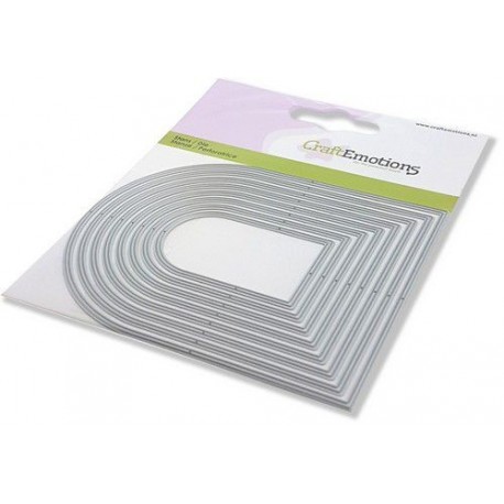 CraftEmotions Edges Arched Frame Card Die