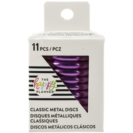 Happy Planner Medium Metal Expander Discs VIOLET