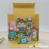 Art Impressions Matchbooks Stamp & Die Set Craft Room