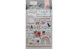 Echo Park Little Dreamer Girl Puffy Stickers