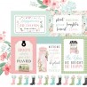 Carta Bella Flower Garden Multi Journaling Cards Double-Sided Cardstock 30x30cm